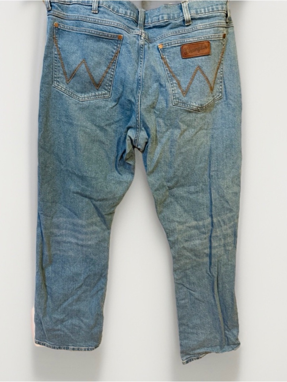 Wrangler Retro Relaxed Boot Blue Jeans Men’s Sz 38x32 Cowboy Western In New Cond